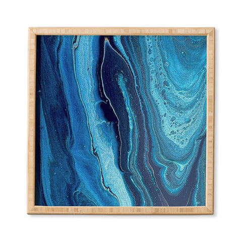 Studio K Originals Azure Slices Framed Wall Art