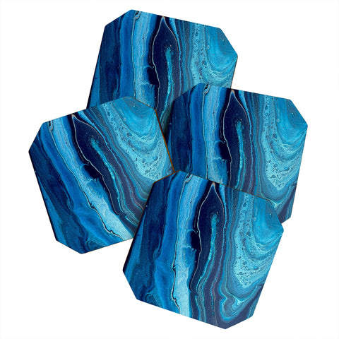 Studio K Originals Azure Slices Coaster Set
