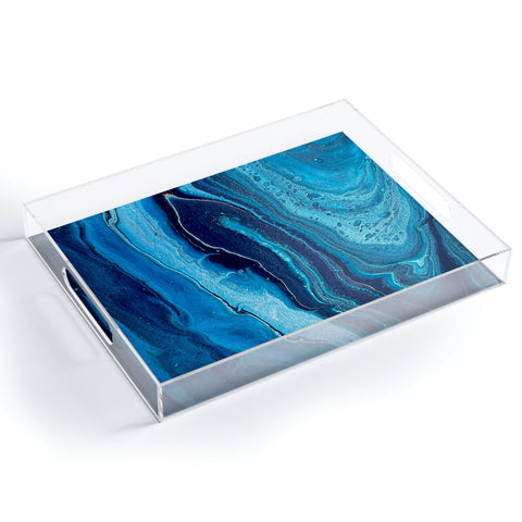 Studio K Originals Azure Slices Acrylic Tray