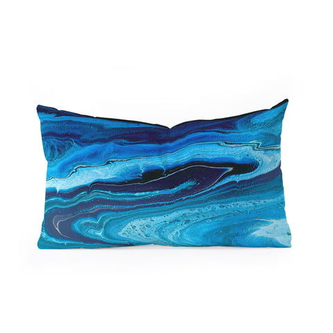 Studio K Originals Azure Slices Oblong Throw Pillow
