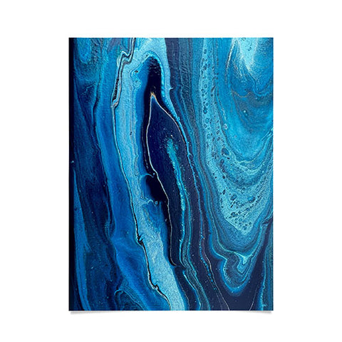 Studio K Originals Azure Slices Poster