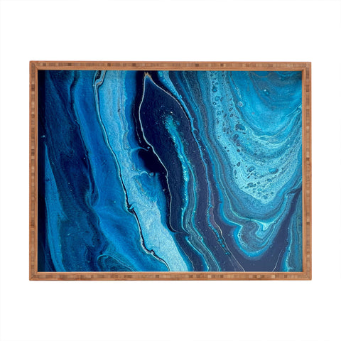 Studio K Originals Azure Slices Rectangular Tray