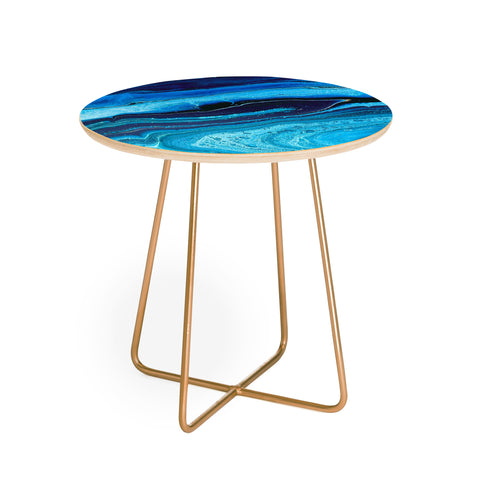 Studio K Originals Azure Slices Round Side Table