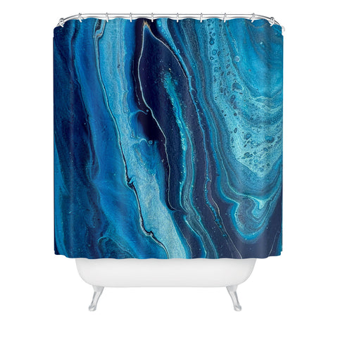 Studio K Originals Azure Slices Shower Curtain