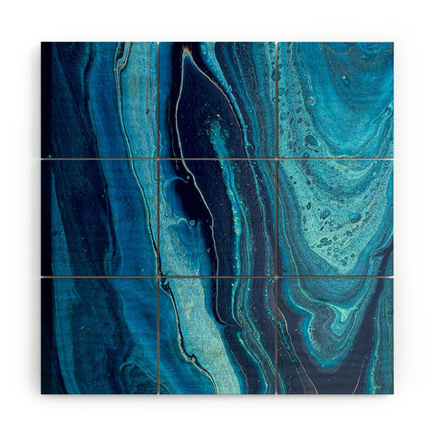 Studio K Originals Azure Slices Wood Wall Mural