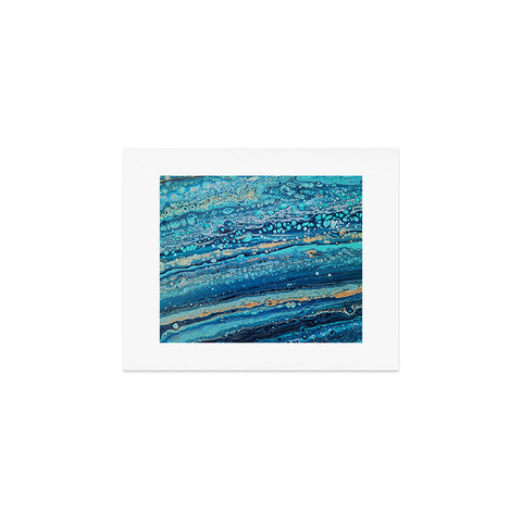 Studio K Originals Blue Bubbles Art Print