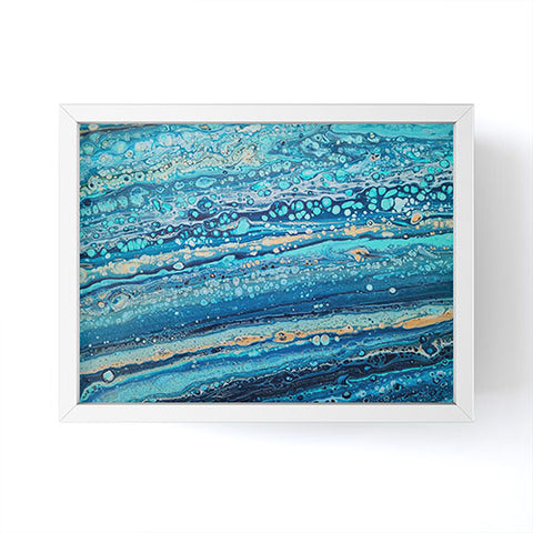 Studio K Originals Blue Bubbles Framed Mini Art Print