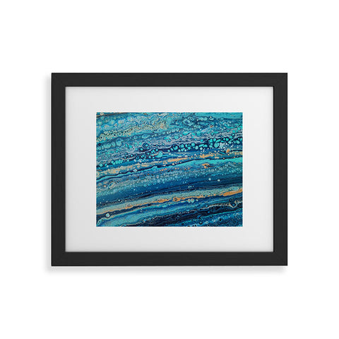 Studio K Originals Blue Bubbles Framed Art Print