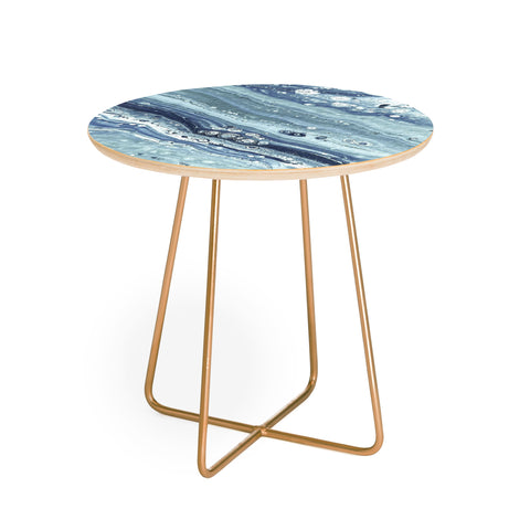 Studio K Originals Blue Machine Round Side Table