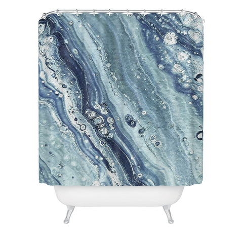 Studio K Originals Blue Machine Shower Curtain