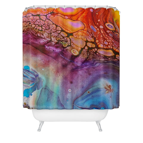 Studio K Originals Dragon Lava Shower Curtain