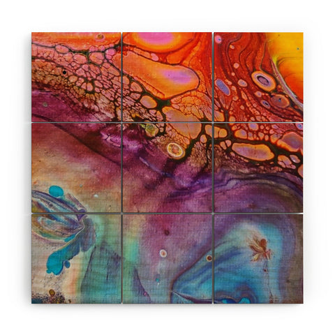 Studio K Originals Dragon Lava Wood Wall Mural