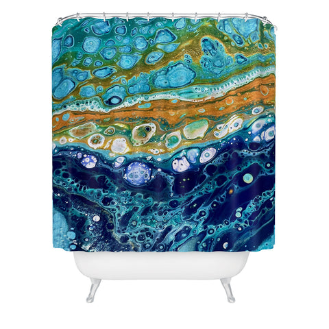 Studio K Originals Multi Eruption Shower Curtain