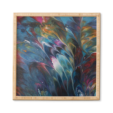 Studio K Originals Multi Feather Splash Framed Wall Art