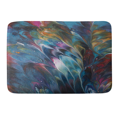 Studio K Originals Multi Feather Splash Memory Foam Bath Mat