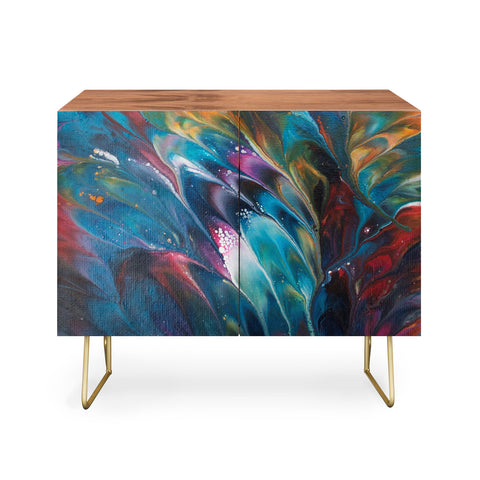 Studio K Originals Multi Feather Splash Credenza