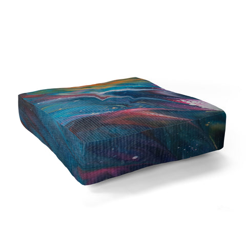 Studio K Originals Multi Feather Splash Floor Pillow Square