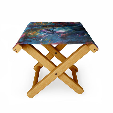 Studio K Originals Multi Feather Splash Folding Stool