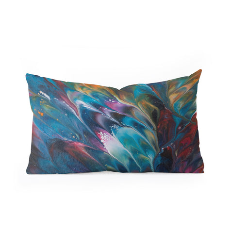 Studio K Originals Multi Feather Splash Oblong Throw Pillow
