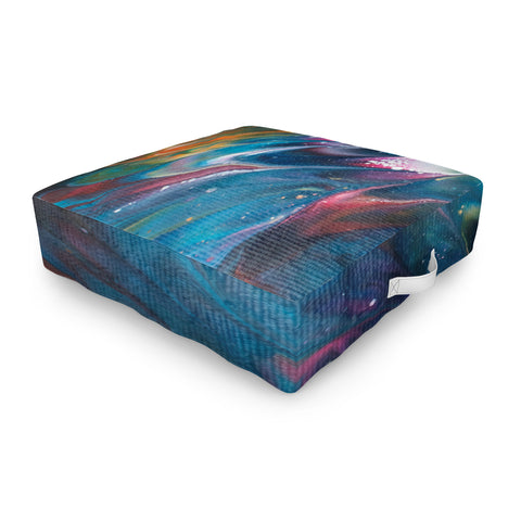 Studio K Originals Multi Feather Splash Outdoor Floor Cushion