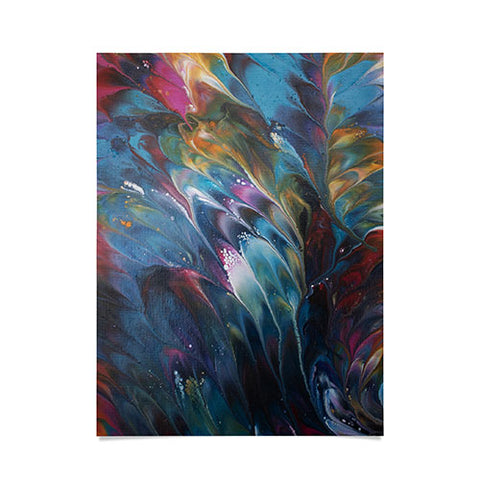 Studio K Originals Multi Feather Splash Poster