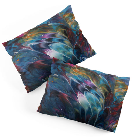 Studio K Originals Multi Feather Splash Pillow Shams