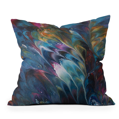 Studio K Originals Multi Feather Splash Outdoor Throw Pillow