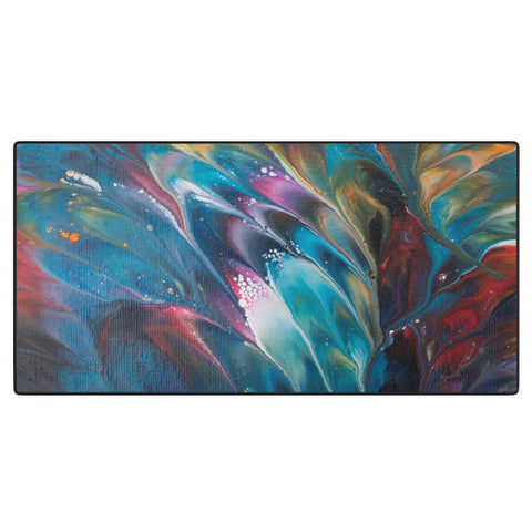 Studio K Originals Multi Feather Splash Desk Mat