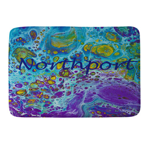 Studio K Originals Northport Purple Burn Memory Foam Bath Mat
