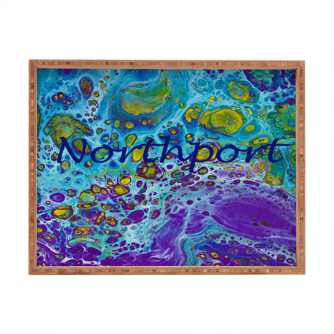 Studio K Originals Northport Purple Burn Rectangular Tray