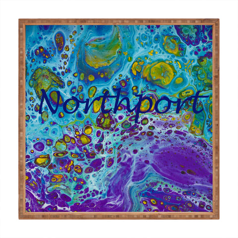 Studio K Originals Northport Purple Burn Square Tray