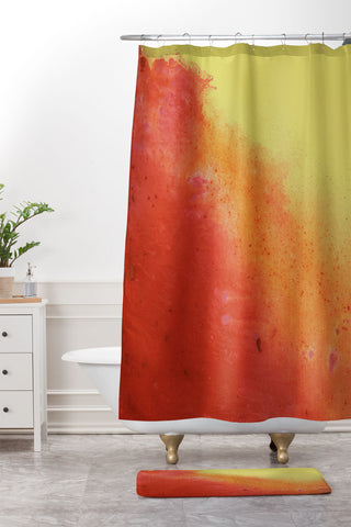 Studio K Originals On Fire I Shower Curtain And Mat