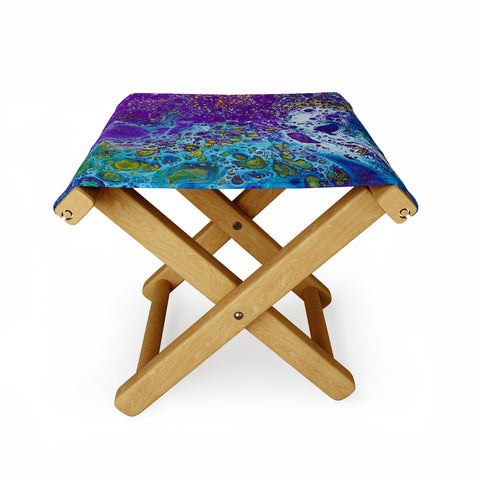 Studio K Originals Purple Burn Folding Stool