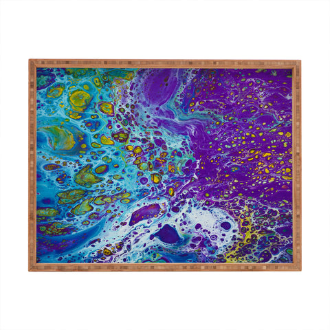 Studio K Originals Purple Burn Rectangular Tray
