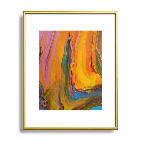 Studio K Originals Rainbow River Metal Framed Art Print