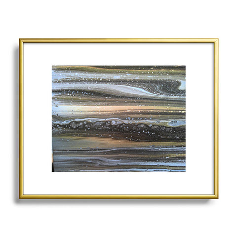 Studio K Originals Snow on Brownsville Metal Framed Art Print