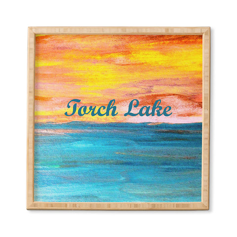Studio K Originals Torch Lake Sunset Dream II Framed Wall Art