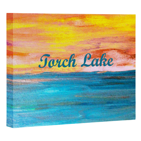 Studio K Originals Torch Lake Sunset Dream II Art Canvas