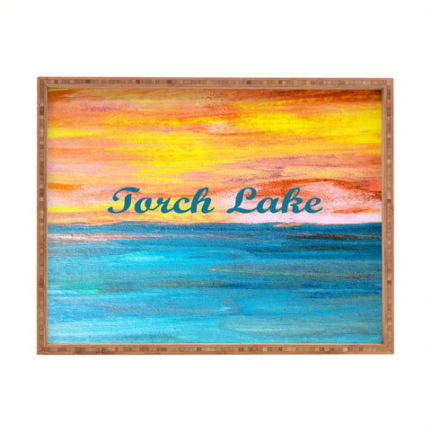 Studio K Originals Torch Lake Sunset Dream II Rectangular Tray