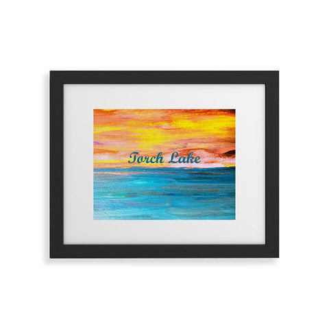 Studio K Originals Torch Lake Sunset Dream II Framed Art Print