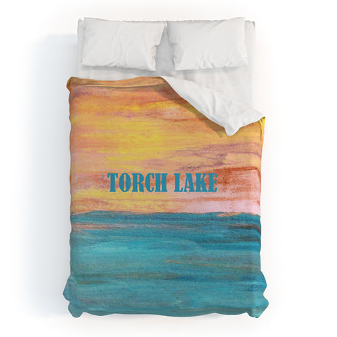 Studio K Originals Torch Lake Sunset Duvet Cover
