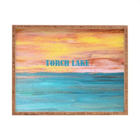 Studio K Originals Torch Lake Sunset Rectangular Tray