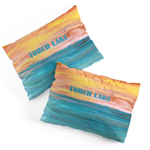 Studio K Originals Torch Lake Sunset Pillow Shams