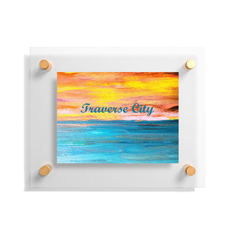 Studio K Originals Traverse City Sunset Dream Floating Acrylic Print