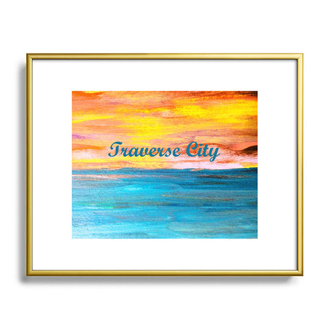 Studio K Originals Traverse City Sunset Dream Metal Framed Art Print