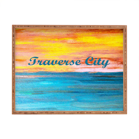 Studio K Originals Traverse City Sunset Dream Rectangular Tray