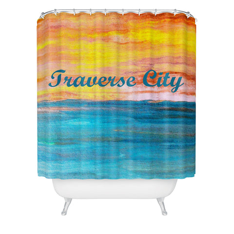 Studio K Originals Traverse City Sunset Dream Shower Curtain