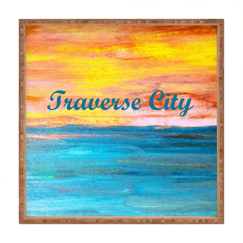 Studio K Originals Traverse City Sunset Dream Square Tray