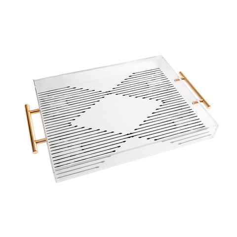 Summer Sun Home Art Geo 1 Acrylic Tray