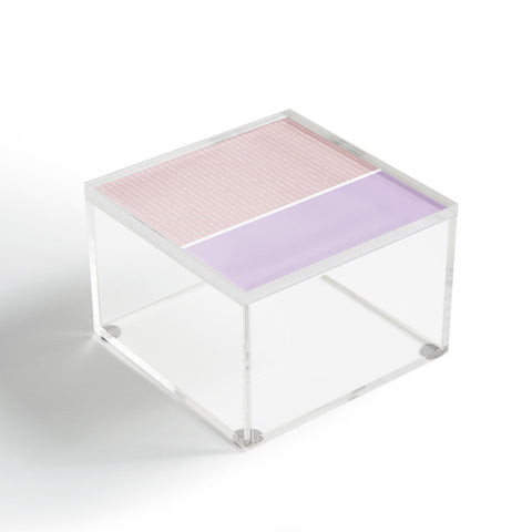 Summer Sun Home Art Pink Lilac Acrylic Box